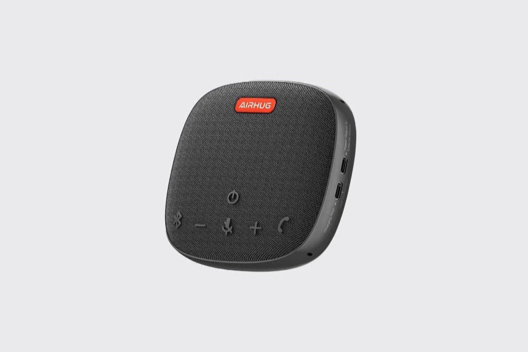AIRHUG Conference Speakerphone - 360° Voice Pickup With Noise Cancellation For Zoom & Teams